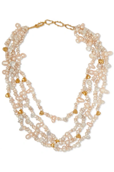 Shop Pacharee Pach Tach Gold-plated Pearl Necklace