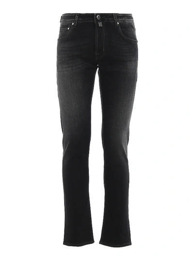 Shop Jacob Cohen Style J662 Slim Comf Jeans In Black