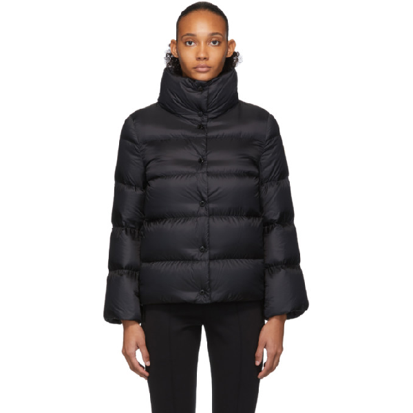 moncler black down jacket