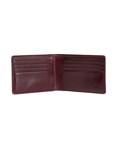 Shop Il Bussetto Wallets In Maroon