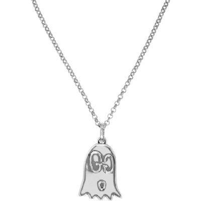 Shop Gucci Silver Ghost Necklace