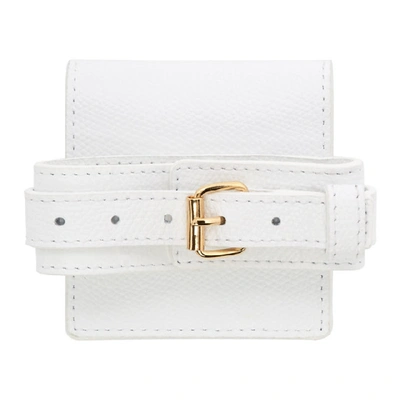 Shop Jacquemus White Le Sac Bracelet Pouch