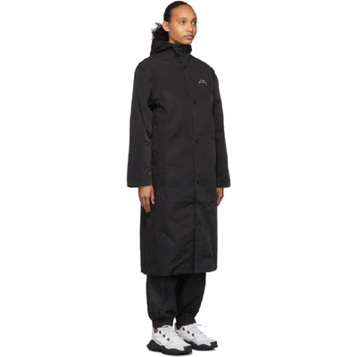 Shop A-cold-wall* Black Core Rubberized Coat