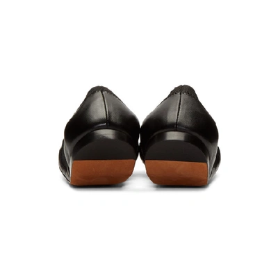 Shop Givenchy Black Millie Ballerina Flats