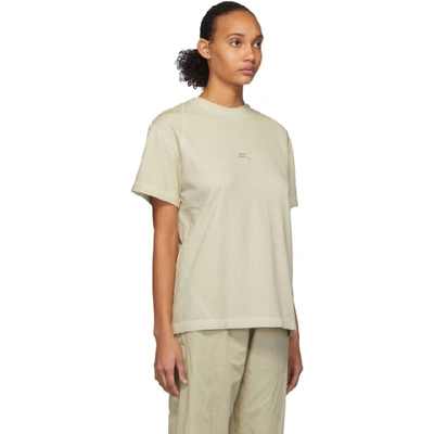 Shop A-cold-wall* Taupe Core Flat Overlock T-shirt