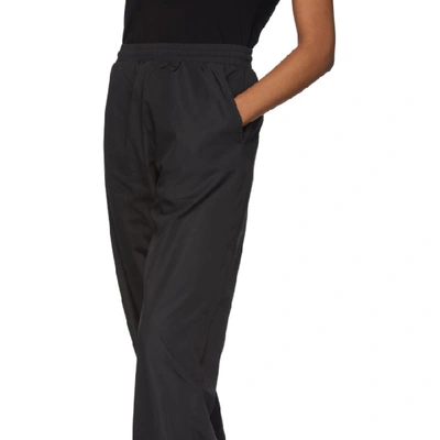 Shop A-cold-wall* Black Overlock Track Pants