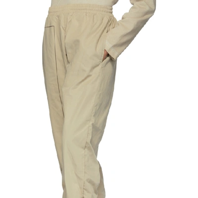 Shop A-cold-wall* Taupe Rectangle Print Lounge Pants