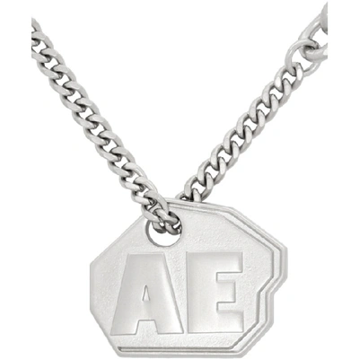 Shop Ader Error Silver Logo Necklace