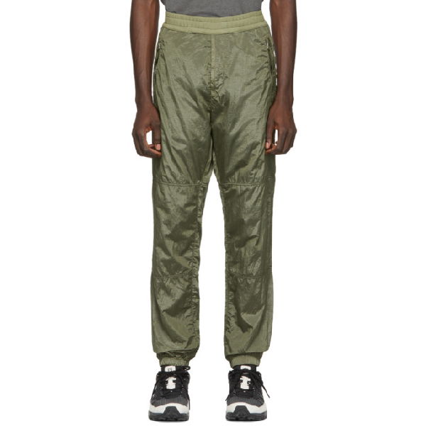 olive green track pants