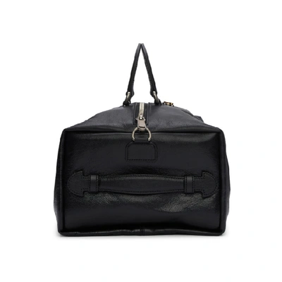 Shop Gucci Black Weekend Backpack Duffle Bag In 1000 Black