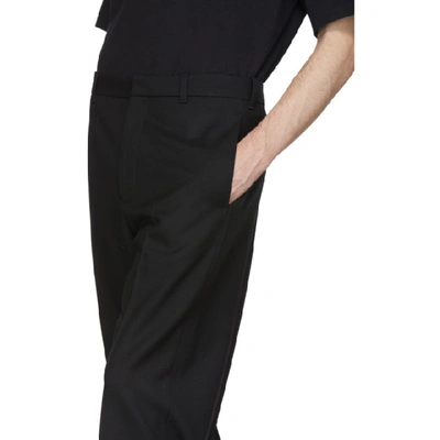 Shop Balenciaga Black Tailored Trousers In 1000black