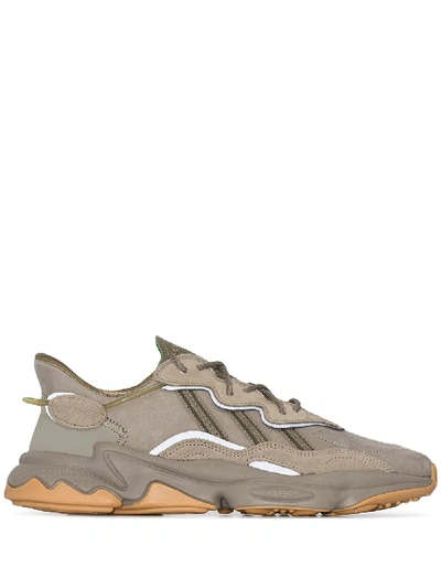 Adidas Originals Adidas Green Ozweego Sneakers In Green