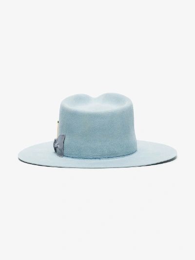 Shop Nick Fouquet Blue Ribbon Fedora Hat
