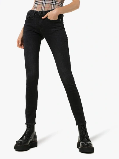 Shop R13 X Alison Mosshart Stretch Skinny Jeans In Black