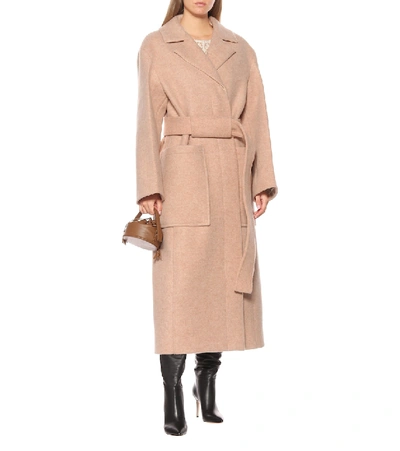 Shop Jil Sander Wool Coat In Beige