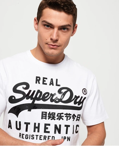 Shop Superdry Reactive Classic T-shirt In White