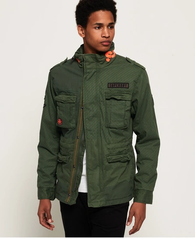 Superdry Rookie Mix Four Pocket Jacket In Green | ModeSens