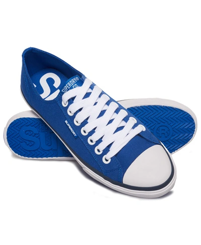 Shop Superdry Low Pro Sneakers In Blue