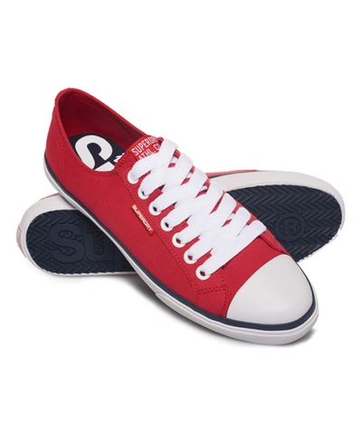 Shop Superdry Low Pro Sneakers In Red