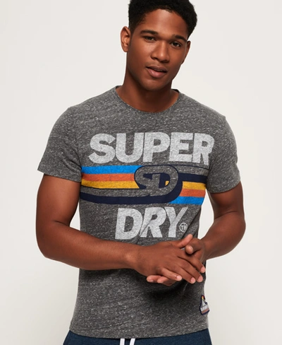 Shop Superdry Malibu Mid Weight T-shirt In Grey