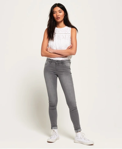 Shop Superdry Alexia Jeggings In Grey