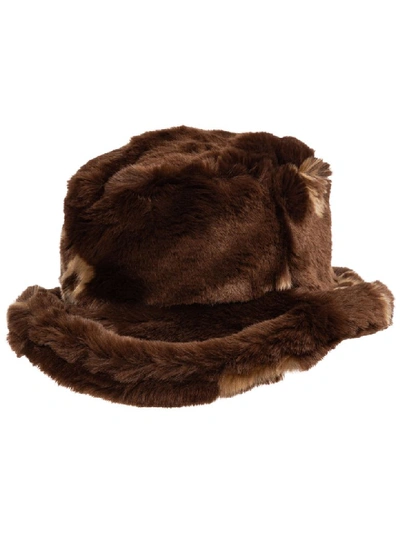 Shop Gcds Baroque Hat In Marrone