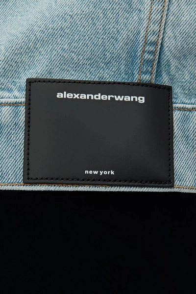 Shop Alexander Wang Indigo Denim Trucker Jacket