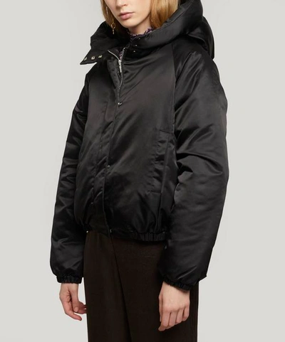 Shop J Brand Nylon Bora Puffer Jacket In Black