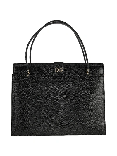 Shop Dolce & Gabbana Ingrid Bag In Black