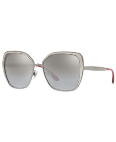 Shop Dolce & Gabbana Women's Sunglasses, Dg2197 In Gunmetal/grey Mirror Silver Gradient