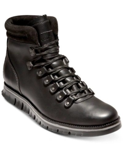 Shop Cole Haan Men's Zerøgrand Hiker Waterproof Boots Men's Shoes In Black