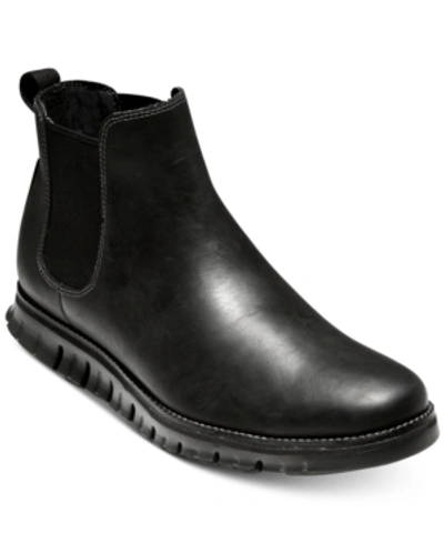 Shop Cole Haan Men's Zerøgrand Chelsea Waterproof Boots Men's Shoes In Black