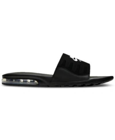 Shop Nike Air Max Camden Slide Sandals From Finish Line In Black/white