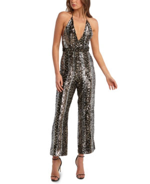 black disco jumpsuit