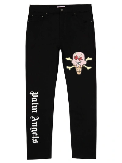 Shop Palm Angels X Icecream Black Jeans