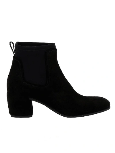 Shop Roberto Del Carlo Suede Ankle Boots In Black