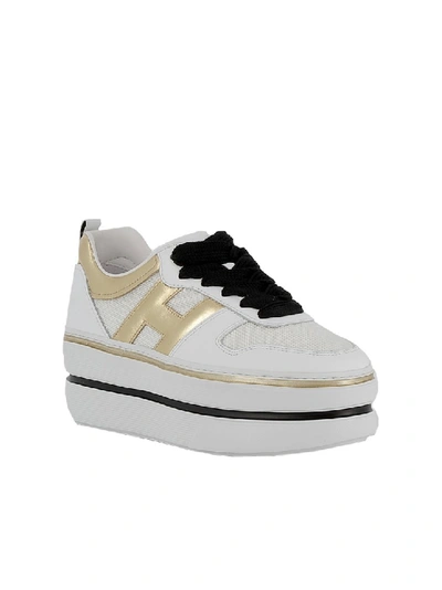 Shop Hogan H449 Sneakers In White