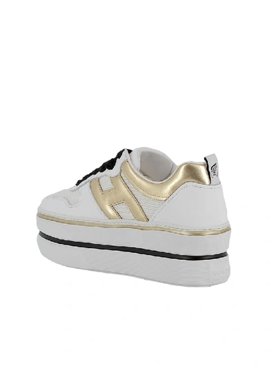 Shop Hogan H449 Sneakers In White