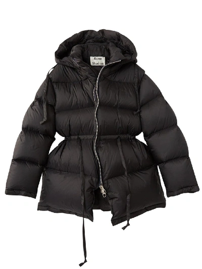 Shop Acne Studios Black Women's Quilted Down Jacket