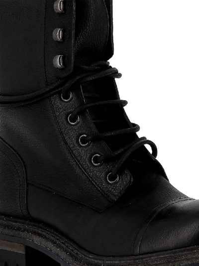 Shop Roberto Del Carlo Lace-up Ankle Boots In Black