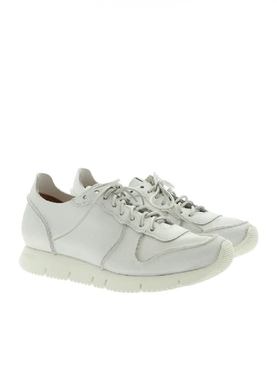 Shop Buttero Leather Sneaker Carrera B5910bian Ug 03 In White