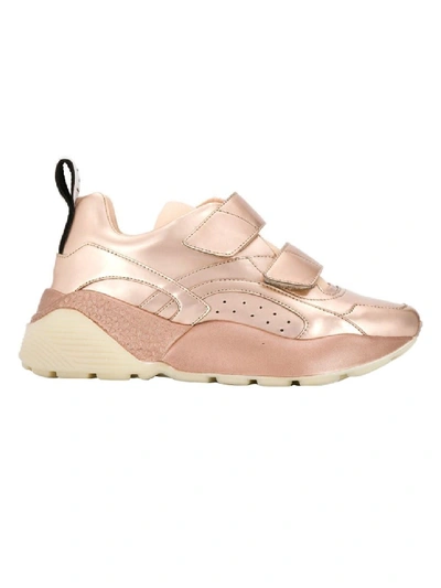 Shop Stella Mccartney Eclypse Touch Strap Sneakers In Neutrals