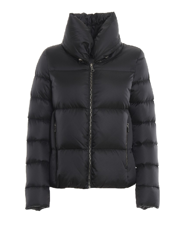 Colmar Originals Black Semi Glossy Maxi Collar Puffer Jacket | ModeSens