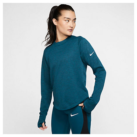 nike women's element crew top