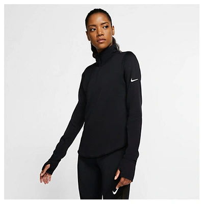 Shop Nike Women's Element Sphere Half-zip Training Top In Black