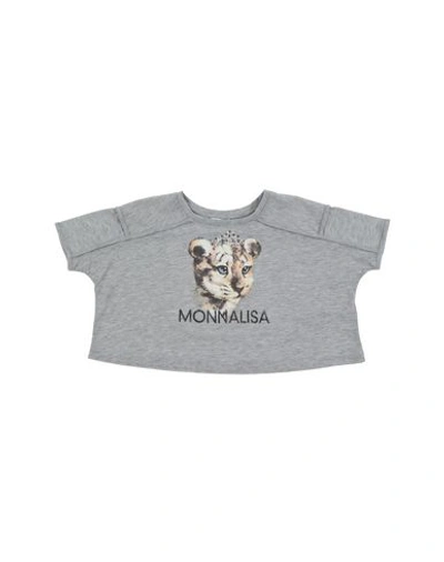 Shop Monnalisa T-shirt In Grey