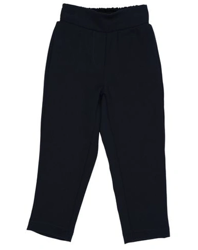 Shop Monnalisa Casual Pants In Dark Blue