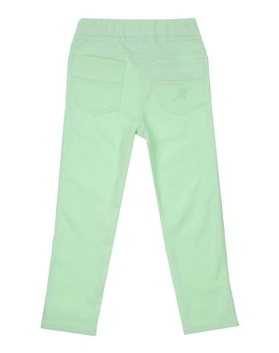 Shop Monnalisa Casual Pants In Light Green