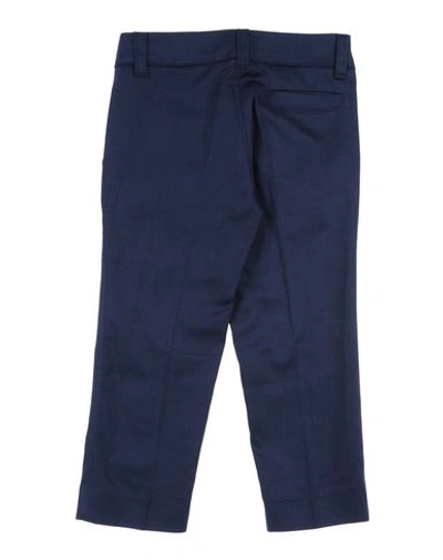 Shop Monnalisa Casual Pants In Dark Blue