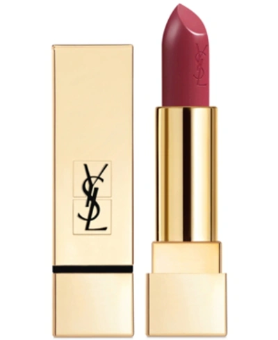 Shop Saint Laurent Rouge Pur Couture Lipstick In 4 Rouge Vermillion ( Raspberry Red )
